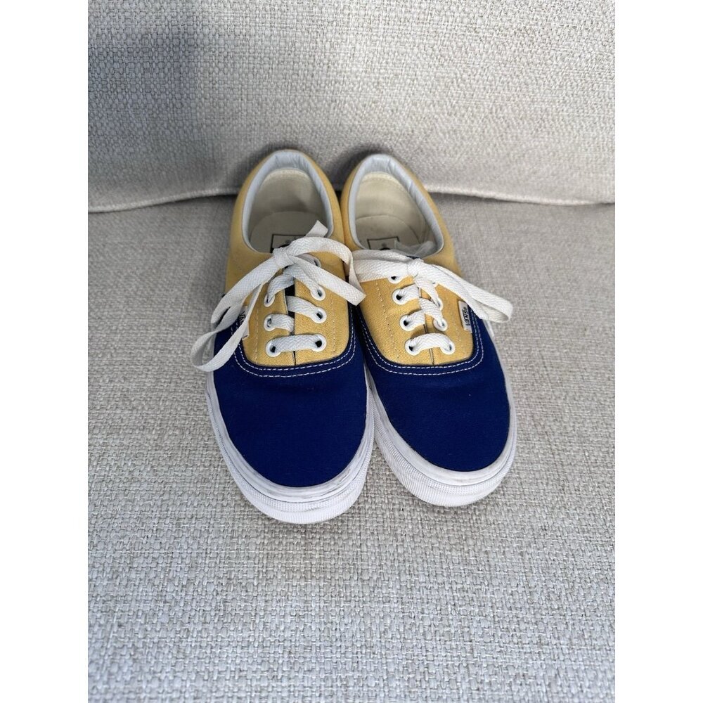 Vans Era Tartan Pack Blue Yellow White Size W6/ M4.5 Unisex 721356 - Picture 2 of 9